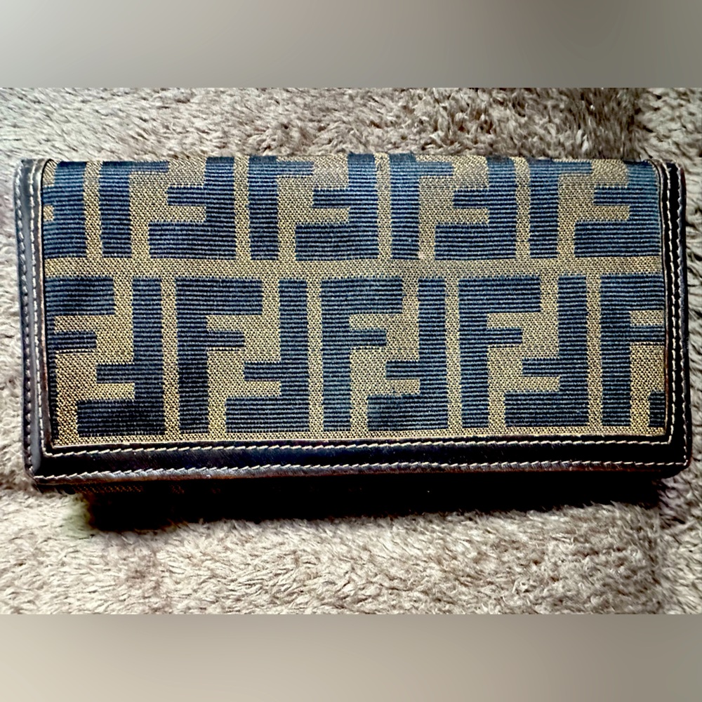 Fendi Zucca Long Wallet